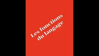 Les fonctions du langage