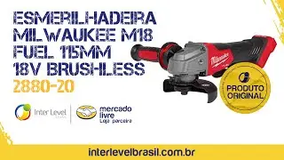 interlevelbrasil.com.br - Esmerilhadeira M18 Fuel 115mm 18v Brushless 2880-20 Milwaukee