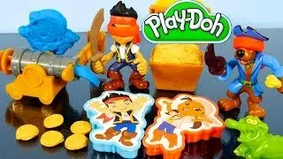 Play Doh Jake And The Neverland Pirates Full Episode Play Dough Treasure Creations Battle
