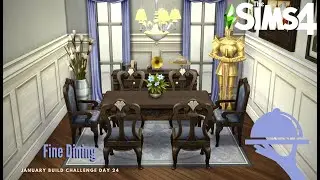 Fine Dining || HeraldSims Build Challenge || day 24 || Sims 4 Base Game