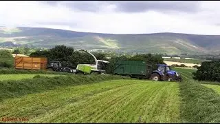 Silaging with Veteran Claas 850 and Friends!