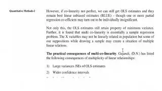 MEC 109. Answers to MEC 109. What is multicollinearity ? How can you tacklethis problem?