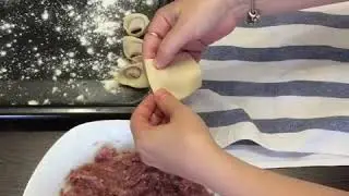Добавляю ещё один вариант лепки пельменей 🥟 называются &laquo;близнецы&raquo;😊