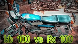 Ujjain city on my KB 100 and Rx 100 race
