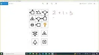 Logical reasoning matrix puzzle for job inetrview - solved