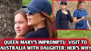 Queen Mary IMPROMPTU TRIP with Princess Josephine to Sydney Australia