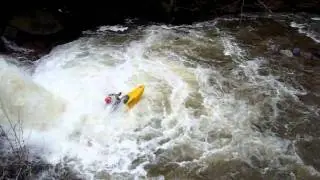 Kayaking the Falls on Little Loyalsock Creek Dushore, PA