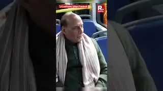Rajnath Singh & CM Yogi Ride Bus After Opening Ashok Leyland Factory