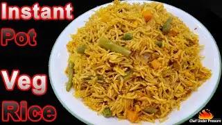Quick Instant Pot Veg Rice || Vegetable Rice in instant pot