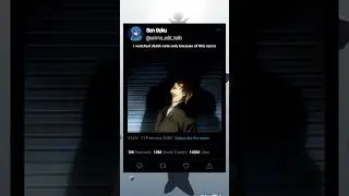 death note #anime #viral #deathnote #youtubeshorts #shorts