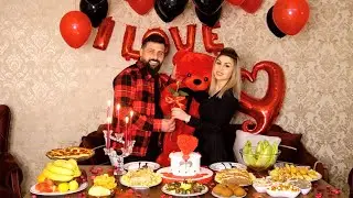 (يوم الحب) احتفلنا أنا وزوجي في عيد الحب 👩‍❤️‍💋‍👨| ريتشو وننوش