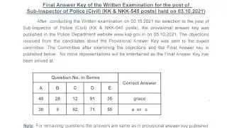 PSI 2021 NEW UPDATE, Final key answer