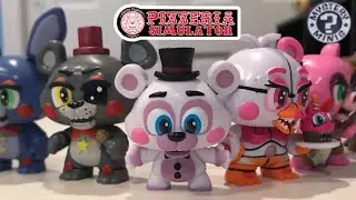 FNAF PIZZERIA SIMULATOR MYSTERY MINIS ( Full Case) ( Unboxing And Review)