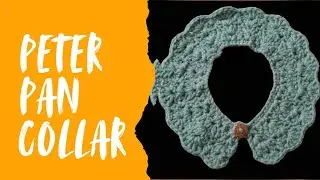 How to crochet a Peter pan collar#crochet#trendingvideo #canva#newyoutuber 