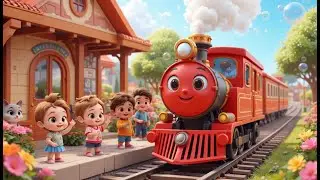 Моя первая поездка на поезде, Чу-чу 🚂 | Веселые детские песенки и колыбельные для малышей | Изуче...