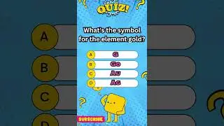 Symbol of 💛 gold element | Brain Tester: Riddle and Quiz | Gk Question Answer | #shorts #viral