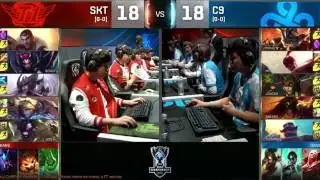 SKT vs C9 (WC2016 Group-B)