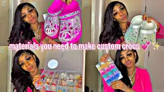 All of the materials you need to make custom crocs 💕✨
