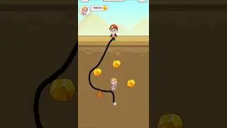 Pull the Gold Game:Level 2! #ytshorts #gameplay #puzzlegame #funny