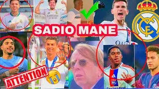 TRÈS BEAU GESTE DE SADIO MANE NOUVELLE RECRUE DE REAL MADRID CLAUDE LE ROI FÉLICITE LE SÉNÉGALAIS