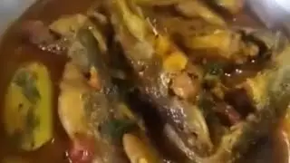 Bengali style Tangra fish curry 
