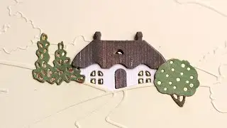 Easy Country Scenes with Dies and Embossing Folders!