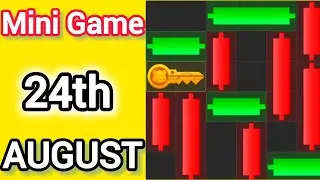 Hamster Mini Game Puzzle 24 August (SOLVED)| How to Play Today Hamster Kombat Mini Game Puzzle