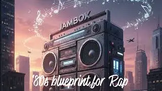 80s blueprint of the rap game.. created with AI by Indiana Posse music creations.