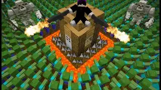 Can I Save This Minecraft Village From MUTANT ZOMBIES?! 😱🧟&zwj;♂️