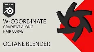 W Coordinate texture - gradient along the length of curve - Blender Octane