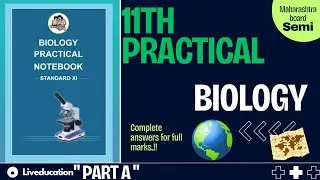 Class 11 biology practical book answers | all solution | maharashtra board | std 11th practical book