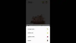 How to change name in sendit app?