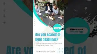 Are you scared of tight deadlines?