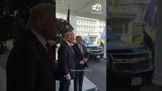 Трамп приветствует премьер-министра Австралии Энтони Албанезе в Белом доме