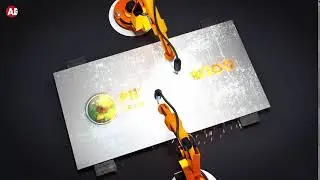 Robot Welding Logo Reveal