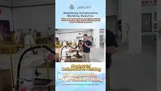 Cobot Collision Detection and Instant Stop Function #robots #welding #cobot  #automation