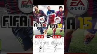 Fifa 14 Vs Fifa 15 🎶⚽️ #eafc24 #fifa #fifa23 #shorts