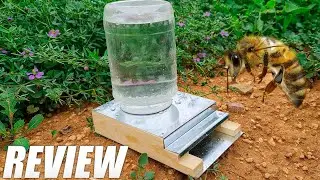 VIVO Beekeeping Light Wood Boardman Entrance Feeder for Beehives BEE-V110 Unboxing and Review