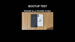 iPhone XS vs iPhone 12 Mini - Bootup test IOS18
