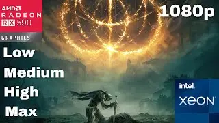Elden Ring | Xeon E5 1650 V3 & RX 590 8GB  - All Settings Tested