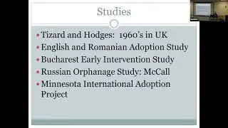 Early life deprivation and later development