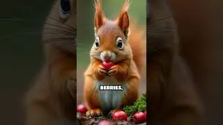 How the European Red Squirrel Thrives #short#mindmatter #Wildlife #Europe #ForestAnimals