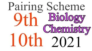 Pairing Scheme matric#Chemistry&Biology#Smart Syllabus 2021#2021exams