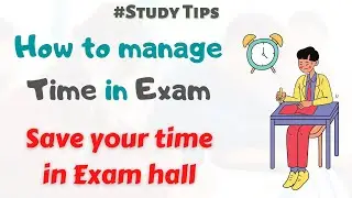 How To Manage Time In Exam Hall | Tips To Score Better | Save Your Time | #shorts