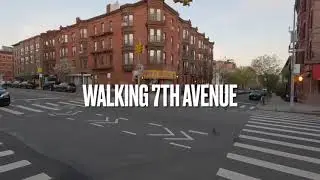 NYC Walking Tour  Park Slope Brooklyn 7th Avenue