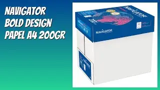 RESE&Ntilde;A (2026) : NAVIGATOR Bold Design Papel A4 200gr. DETALLES
