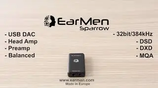 High-performance Pocket-friendly USB DAC + Preamp + Headphone Amp - Sparrow by EarMen