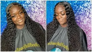 Melt Your Lace with THESE Products😍|6x6 Lace Closure Curly wig✨|Mscoco Hair