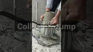 Effect of excess admixture dose in concrete results in collapse slump.