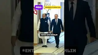 Putin honored modi with a Gold Medal #putin #shorts #modi #russia#india #respect #trengingshorts